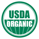 USDA Organic certification logo, indicating that a product meets the organic standards set by the United States Department of Agriculture for organic farming and production.